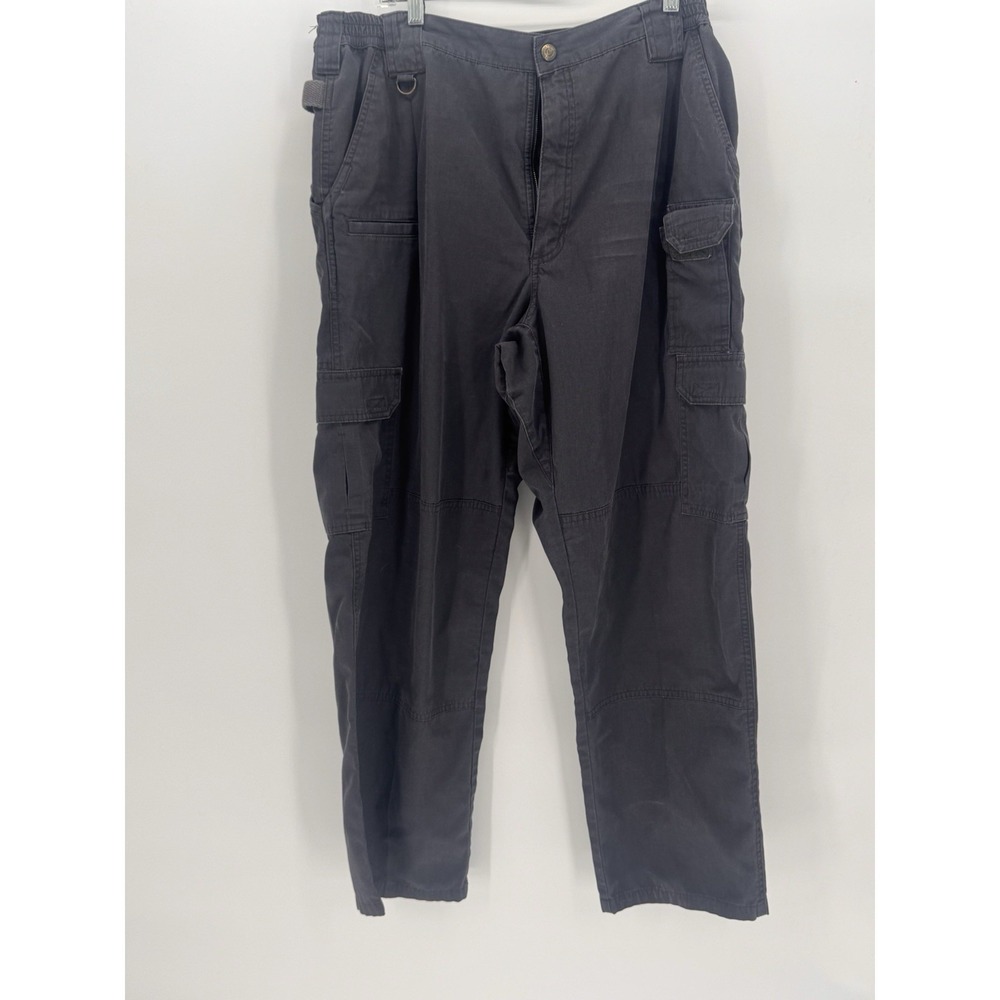 5.11‎ Tactical Pants Mens 38x30 Black Cargo Ripstop Double Knee Workwear Utility